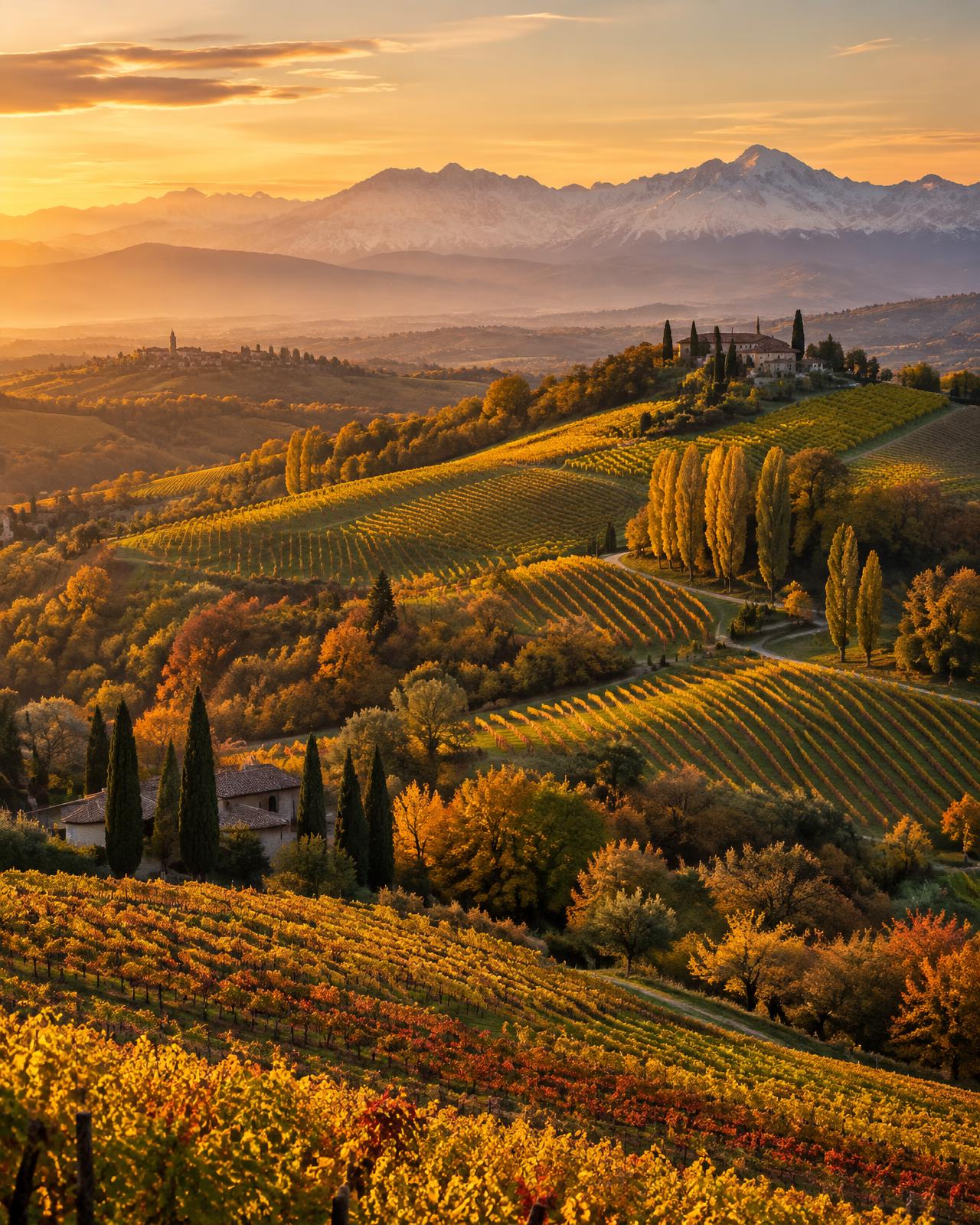 Friuli Venezia Giulia vineyard landscape